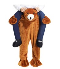 Adult Mascot Ride On Teddy Bear Fancy Dress Costume Carry On Shoulder Costume