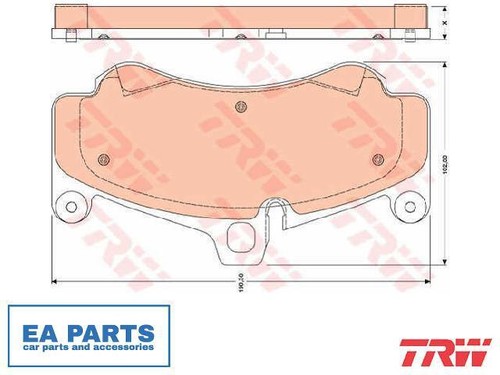 Brake pad set disc - set,,