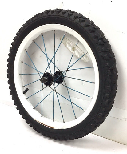 Bicycle front white wheel - 16",
