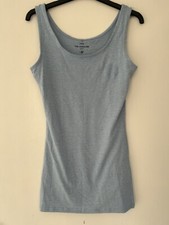 Women’s George Longline Pale Blue Vest, Size 8, New