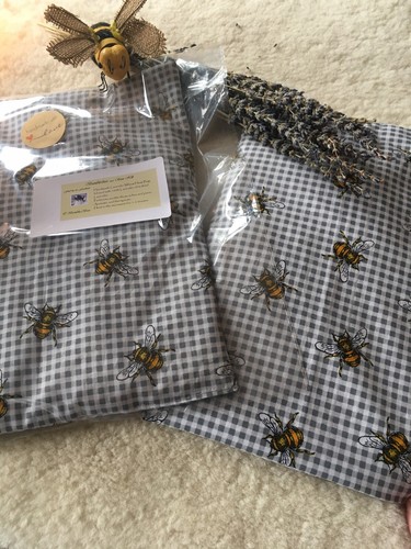 Bee lavender wheat heat - bee, bag