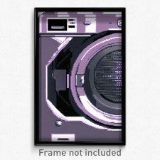Pixel Art Poster - Metallic