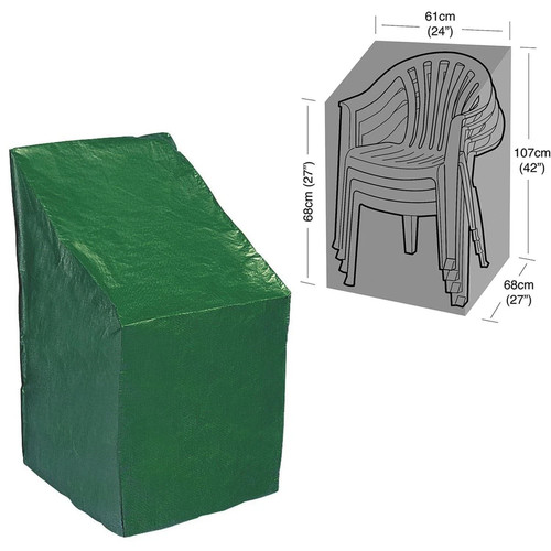Garden stackable chair cover - stackable,