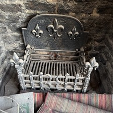 Cast iron fireplace - cast,