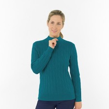 Pure Ladies Cable Knit Lined