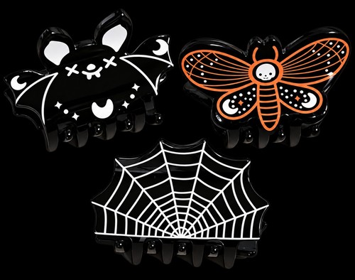 Halloween hair claw clips - halloween,