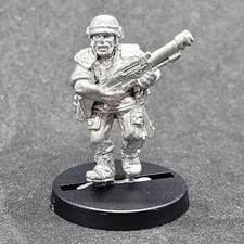 Cadian Shock Troops Metal OOP 1994 Warhammer 40k Imperial Guard Lasgun