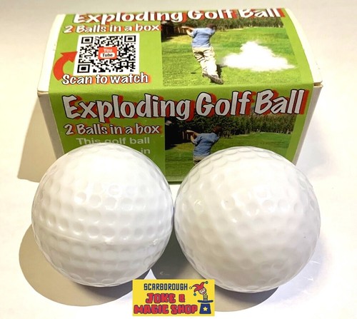 Exploding golf ball - ball, (2