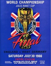 1966 WORLD CUP FINAL England v West Germany - first ever reprint from the 1960's