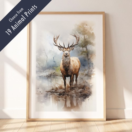 Watercolour prints british - prints, of