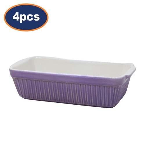 Baking dish purple - purple, ceramic