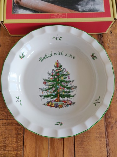 Spode christmas tree pie dish - spode,