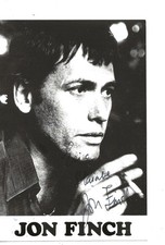 Jon FINCH- Alfred Hitchcock's " Frenzy + Macbeth" etc-Top Actor- Signed  Photo