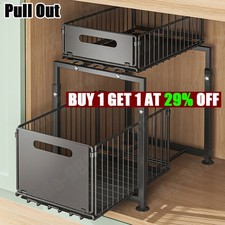 2 Tier Pull Out Basket Under