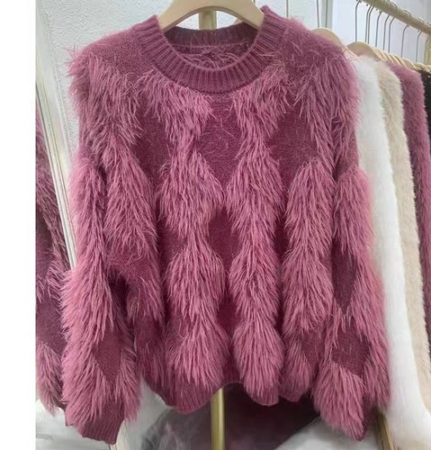 Lady warm mohair knitwear - warm,
