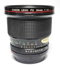 Canon FD 1.4 24 mm L Lens On