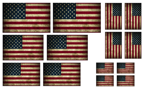 American flags 100 - 1:35,