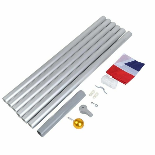Aluminium residential flagpole - aluminium,