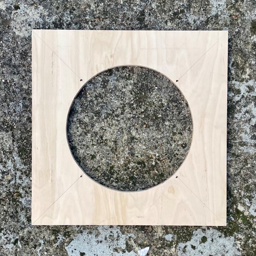 Speaker cut out 1x12 - cut,