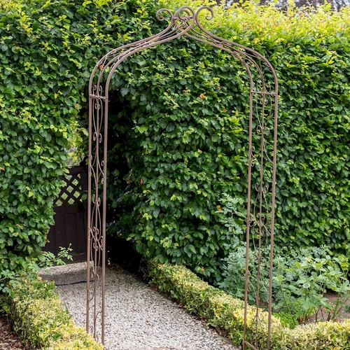 Metal garden arch cream - garden, or