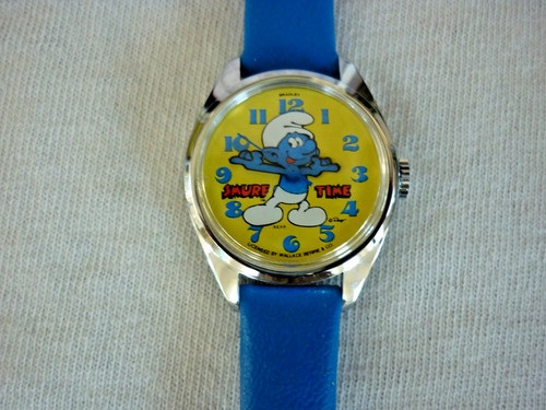 Vintage bradley smurf time - bradley,