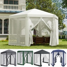 Hexagonal Metal Netting Gazebo