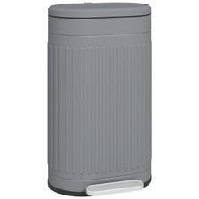 HOMCOM 30L Pedal Bin, Metal
