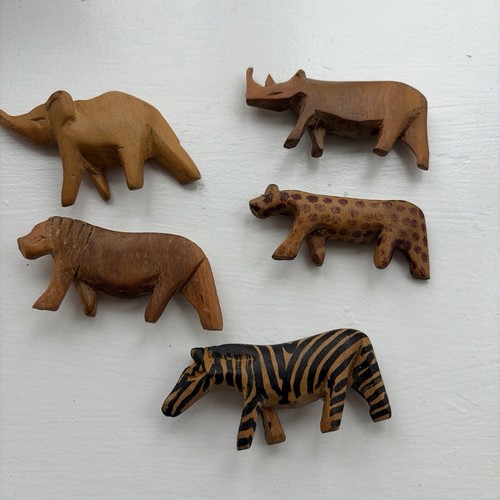 Hand carved african wooden - hand,
