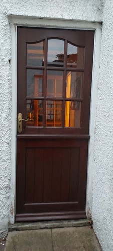 Solid wooden stable door