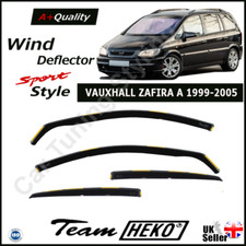 VAUXHALL ZAFIRA  A MK1 1999-2005 5-doors 4-pc Wind Deflectors HEKO Tinted