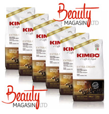 Kimbo Extra Cream Coffee Beans 1kg (Pack of 6)