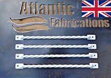 800mm long twisted wrought iron /steel window security bars