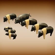 8 Micro Mini Farm Animals Pigs