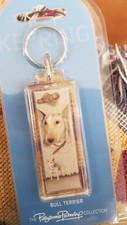 Bull terrier keyring - terrier,