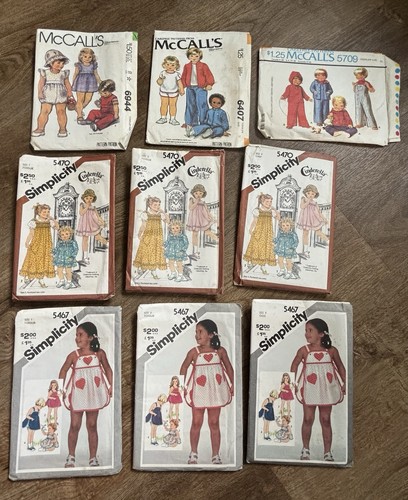 Lot vintage uncut cut - lot, 9