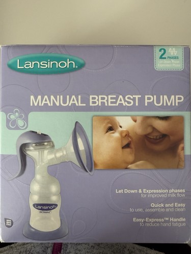 Lansinoh manual breast pump - manual,