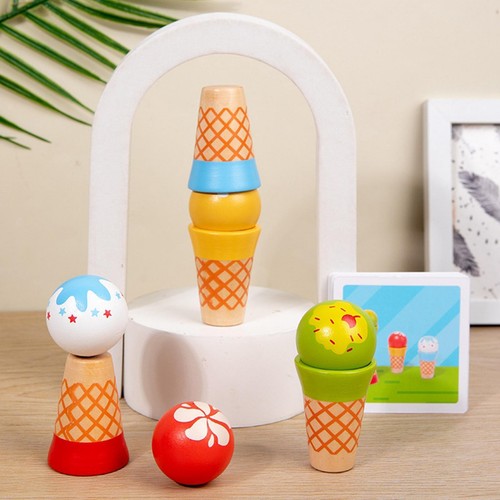 Pieces wooden ice - 4,