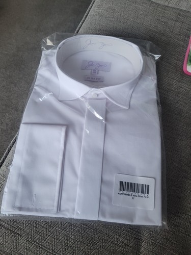 Mens dress shirt - dress, white