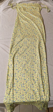 Yellow maxi open back dress