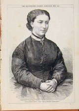 Original Old Antique Print