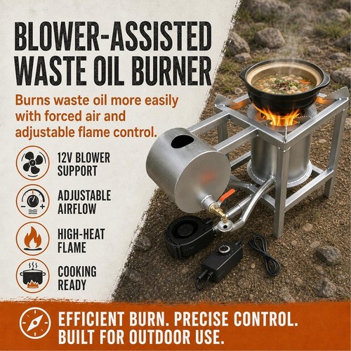 Waste oil burner heater - oil,