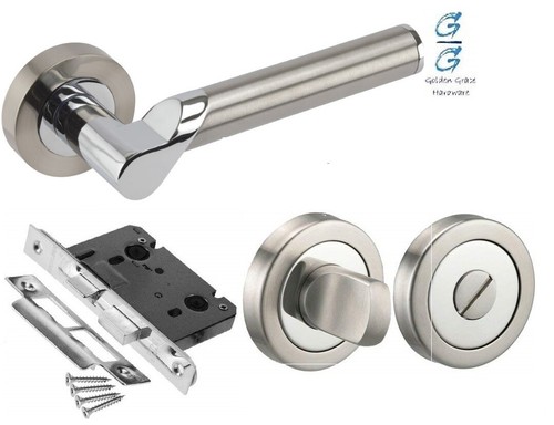 Internal door handles - door, bathroom
