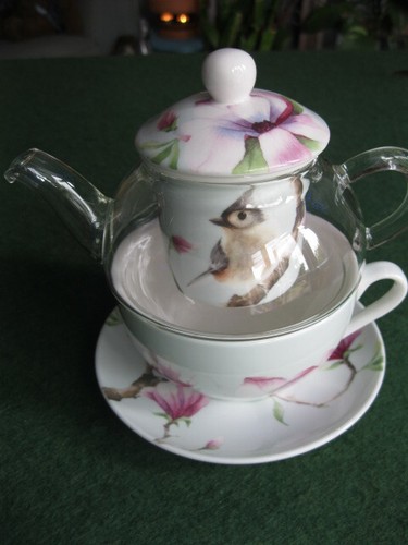 Tea for one porcelain cup - for,