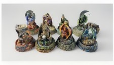 Micheal Whelan Franklin Mint Dragons -  Set Of 8 - Please Read Description