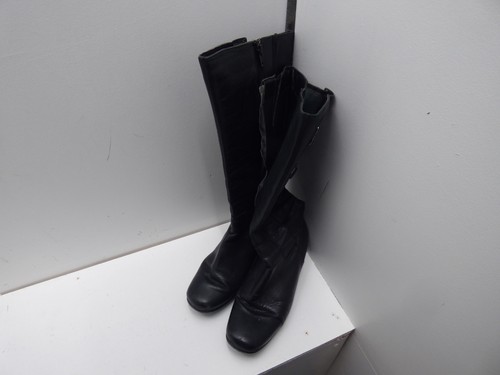 Ladies pavers black leather - ladies,