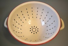 Vintage Enamel Colander