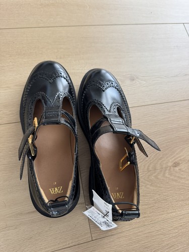 Zara women black leather - women’s,