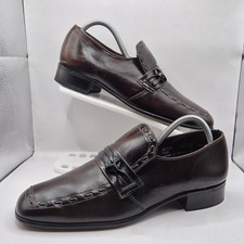 Norvic Men's Size UK 7.5 Oxblood Leather Shoes Made in England Vintage