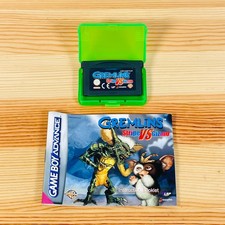 Gremlins Stripe Vs Gizmo GBA Game Boy Advance Platform Game Cartridge & Manual
