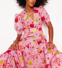 Boden Puff sleeve maxi dress